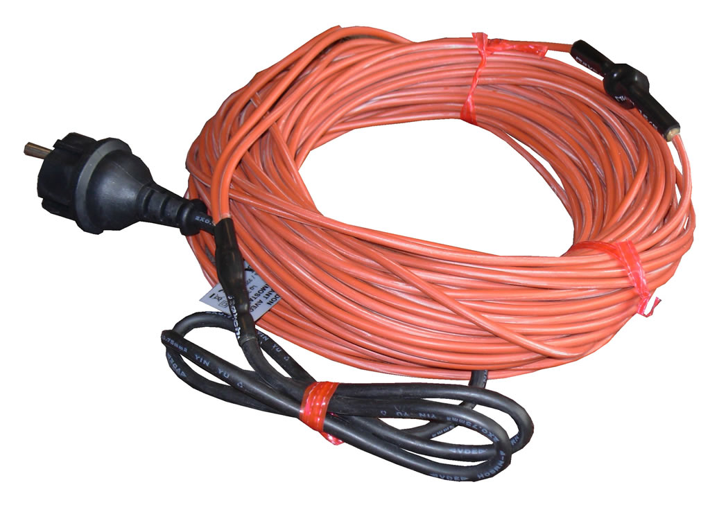 Marhynchus Câble Chauffant électrique 240W Câble Chauffant Antigel étanche  pour Tuyau D'eau Dégivrage AC220V : : Bricolage