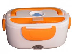 Lunch box chauffante orange Chromex